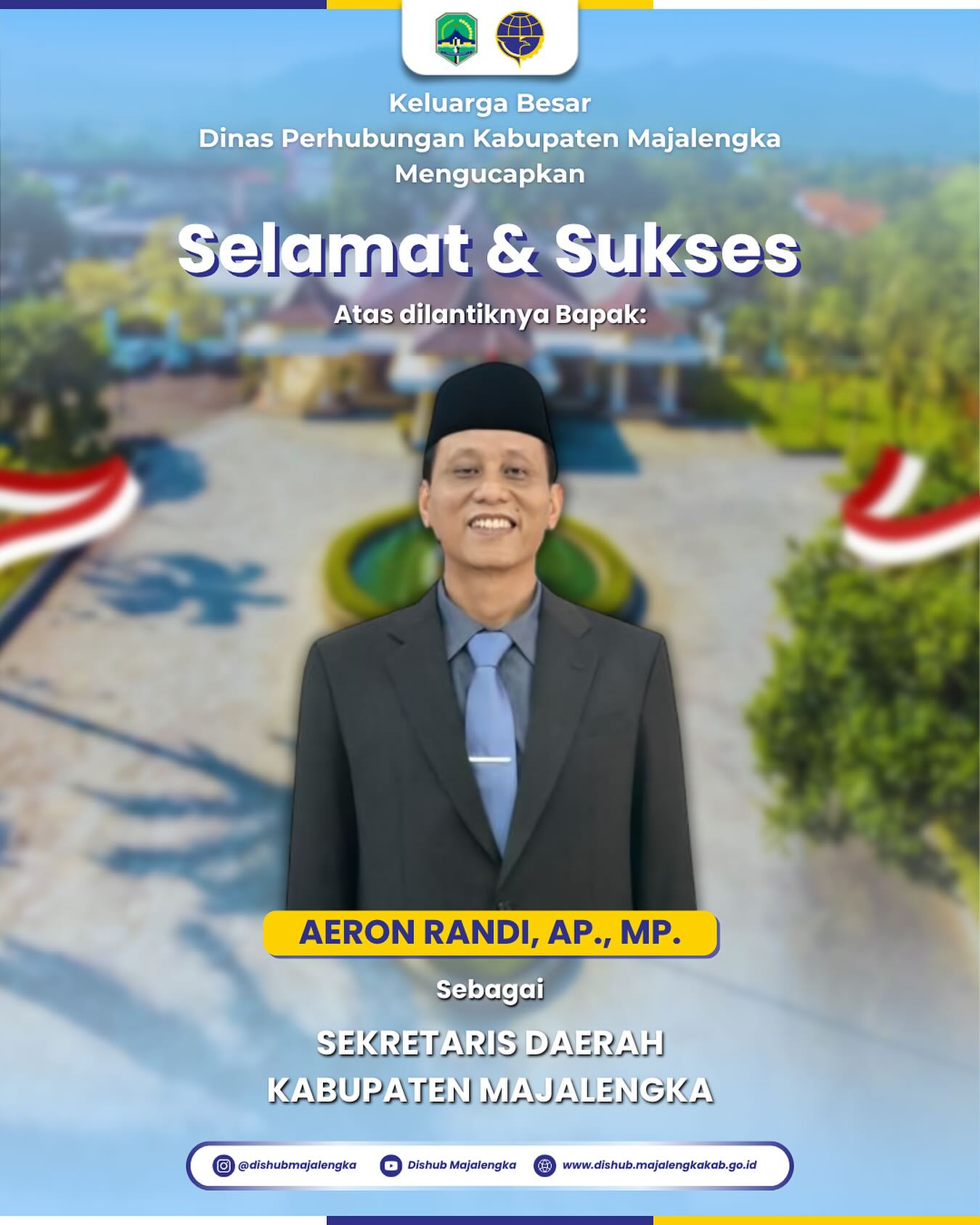 Pelantikan Bapak Aeron Randi, A.P., M.P. sebagai Sekretaris Daerah Kabupaten Majalengka. (Full view)